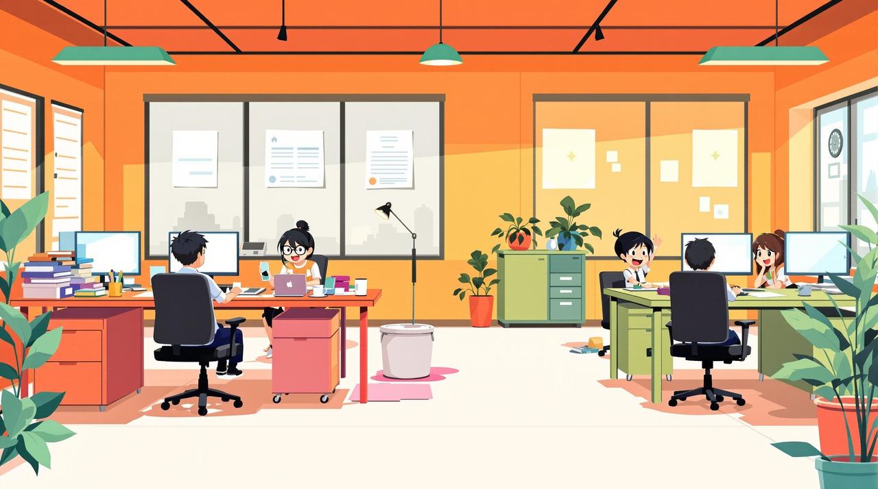 ai漫剧平台作品 - 《办公室笑传》